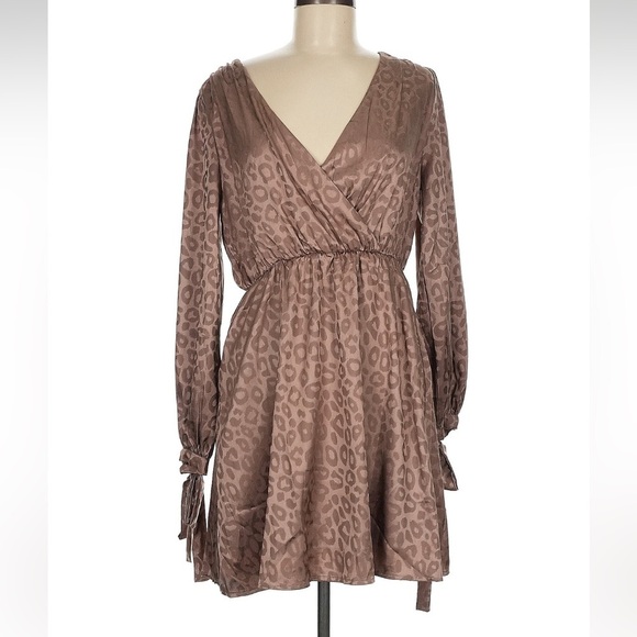 Peach Love California Dresses & Skirts - Boutique Peach Love Cheetah Leopard Animal Print Cocktail Dress New Without Tags